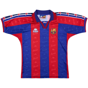 1995-97 Barcelona Home Shirt - 8/10 - (XL.Boys)