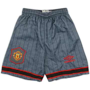 1995-96 Manchester United Away Shorts - 9/10 - (M.Boys)