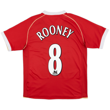 2006-07 Manchester United Home Shirt Rooney #8 - 5/10 - (S)
