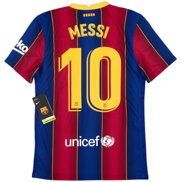 2020-21 Barcelona Authentic Home Shirt Messi #10 (S)