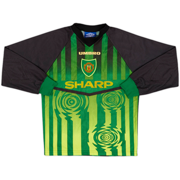 1997-98 Manchester United GK Shirt - 6/10 - (M.Boys)