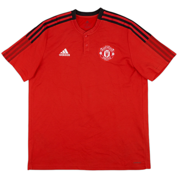 2021-22 Manchester United adidas Polo Shirt - 8/10 - (XL)