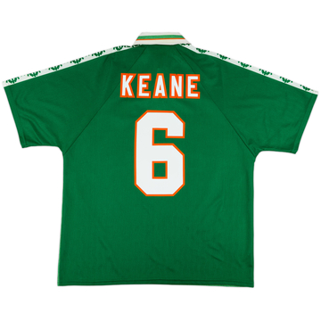1996-98 Ireland Home Shirt Keane #6 - 10/10 - (XL)