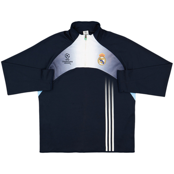 2003-04 Real Madrid adidas CL 1/4 Zip Drill Top - 6/10 - (S)