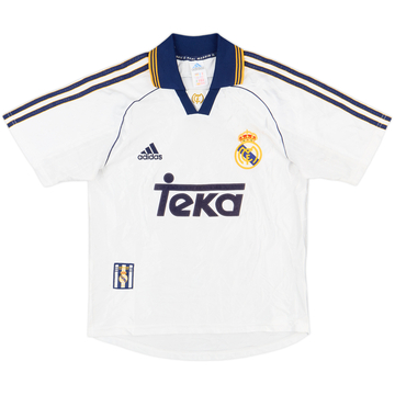 1998-00 Real Madrid Home Shirt - 8/10 - (XL.Boys)