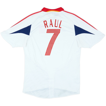2004-06 Spain Away Shirt Raul #7 - 6/10 - (XL)