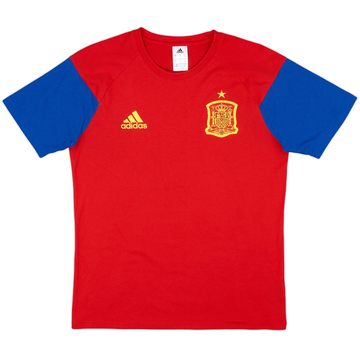 2016-17 Spain adidas Cotton Tee - 8/10 - (M)