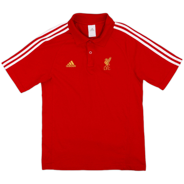 2007-08 Liverpool adidas Cotton Polo Shirt - 10/10 - (S)
