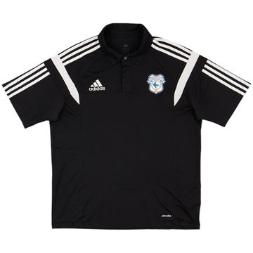 2015-16 Cardiff City adidas Polo Shirt - 9/10 - (L)