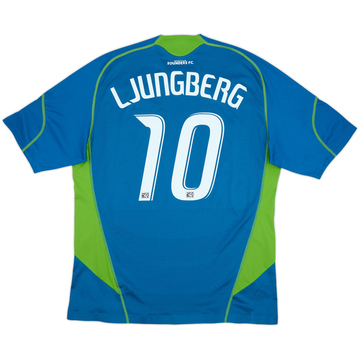 Camiseta de visitante versión jugador del Seattle Sounders 2009-11 Ljungberg #10 - 9/10 - (XL)