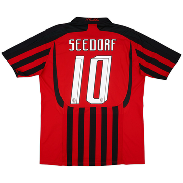 2007-08 AC Milan Home Shirt Seedorf #10 - 6/10 - (L)