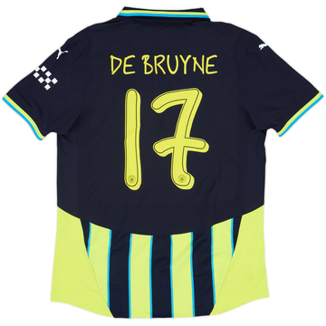 2024-25 Manchester City Authentic Away Shirt De Bruyne #17 (XL)