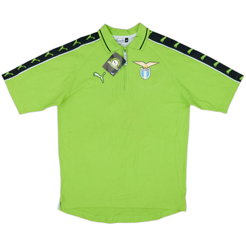 2002-03 Lazio Puma Staff Issue 1/4 Zip Polo Shirt (M)