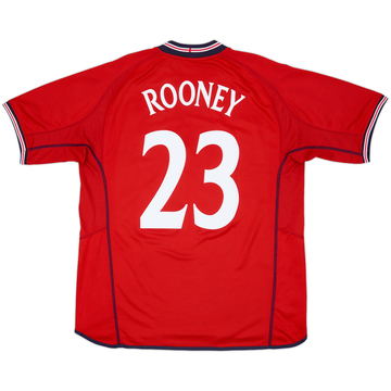 2002-04 England Away Shirt Rooney #23 - 6/10 - (L)