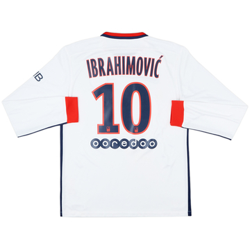 2015-16 Paris Saint-Germain Away L/S Shirt Ibrahimovic #10 - 8/10 - (M)