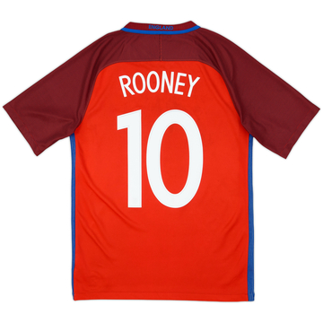 2016-17 England Away Shirt Rooney #10 - 8/10 - (S)