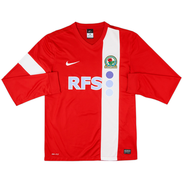 2013-14 Blackburn Away L/S Shirt - 8/10 - (M)