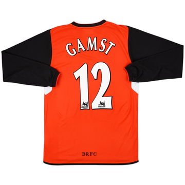 2004-05 Blackburn Away L/S Shirt Gamst #12 - 8/10 - (S)