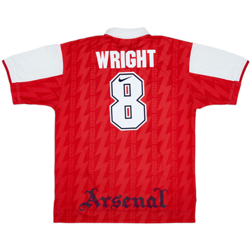 1994-96 Arsenal Home Shirt Wright #8 - 8/10 - (XXL)