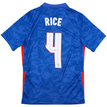 2020-21 England Away Shirt Rice #4 - 10/10 - (S)