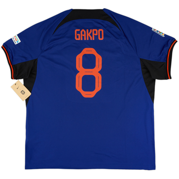 2022-23 Netherlands Away Shirt Gakpo #8 (XXL)
