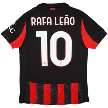 2025-26 AC Milan Authentic Sample Home Shirt Rafa Leao #10 (S)