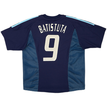 2002-04 Argentina Away Shirt Batistuta #9 - 8/10 - (L)