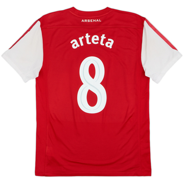 2011-12 Arsenal Home Shirt Arteta #8 - 5/10 - (M)
