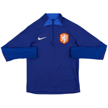 2022-23 Netherlands Nike 1/4 Zip Drill Top - 10/10 - (M.Boys)