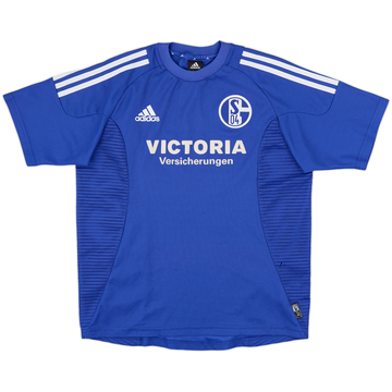 2002-04 Schalke Home Shirt - 8/10 - (XL.Boys)