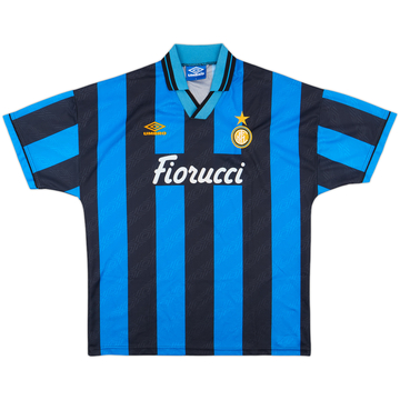 1994-95 Inter Milan Home Shirt - 8/10 - (L)