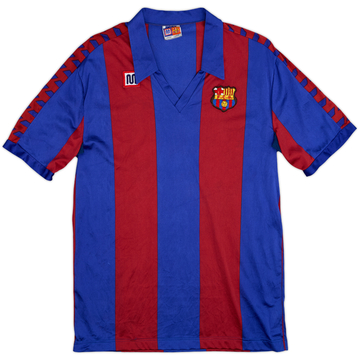 1984-89 Barcelona Home Shirt - 8/10 - (XL)