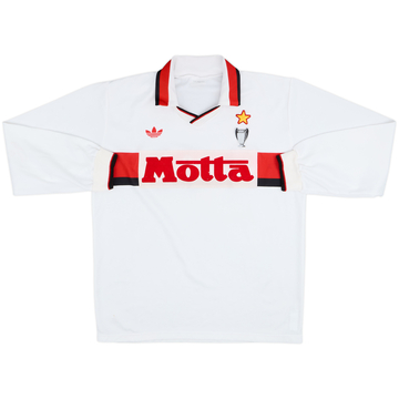 1992-93 AC Milan Away L/S Shirt - 6/10 - (XL)