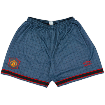 1995-96 Manchester United Away Shorts - 9/10 - (L)