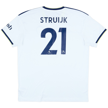 2022-23 Leeds United Home Shirt Struijk #21 - 9/10 - (XL)