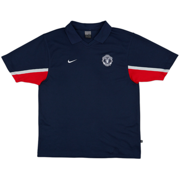 2003-04 Manchester United Nike Polo Shirt - 9/10 - (L)