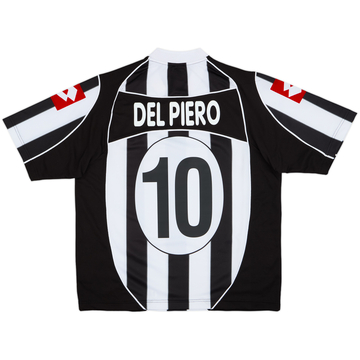 2002-03 Juventus Home Shirt Del Piero #10 - 9/10 - (XL)