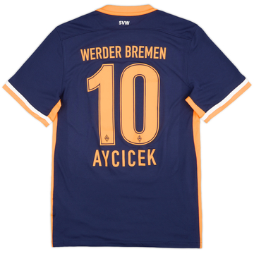 2015-16 Werder Bremen Away Shirt Aycicek #10 - 9/10 - (S)