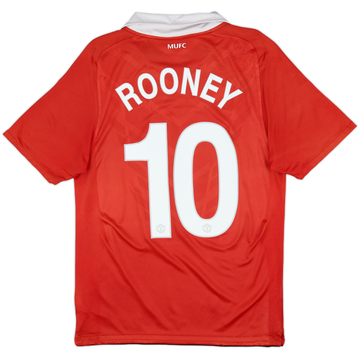2010-11 Manchester United Home Shirt Rooney #10 - 5/10 - (S)