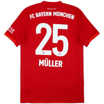 2019-20 Bayern Munich Home Shirt Muller #25 - 10/10 - (S)