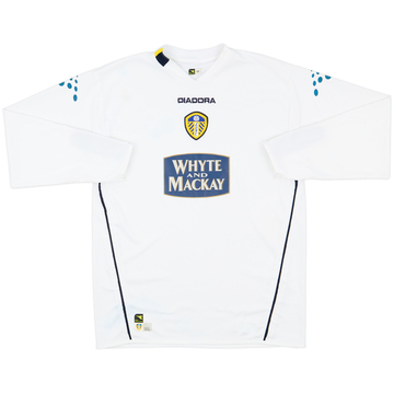 2004-05 Leeds United Home L/S Shirt - 7/10 - (M)