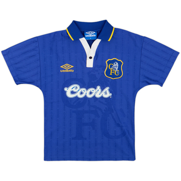 1995-97 Chelsea Home Shirt - 7/10 - (M.Boys)