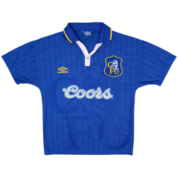1995-97 Chelsea Home Shirt - 7/10 - (Y)