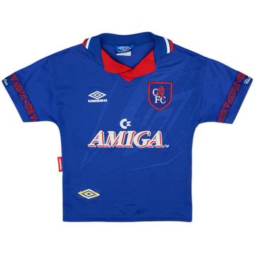 1993-94 Chelsea Home Shirt - 8/10 - (L.Boys)