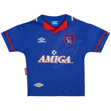 1993-94 Chelsea Home Shirt - 8/10 - (L.Boys)