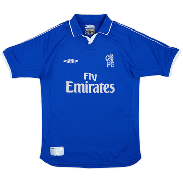 2001-03 Chelsea Home Shirt - 8/10 - (M.Boys)