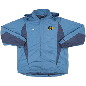2001-02 Inter Milan Nike Hooded Rain Jacket - 9/10 - (L)