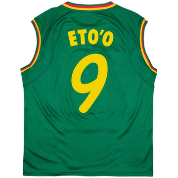 2002 Cameroon Home Vest Shirt Eto'o #9 - 9/10 - (XL)