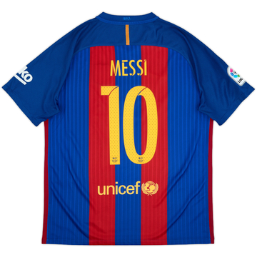 2016-17 Barcelona Home Shirt Messi #10 - 8/10 - (L)