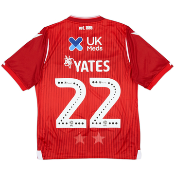 2019-20 Nottingham Forest Home Shirt Yates #22 - 9/10 - (S)